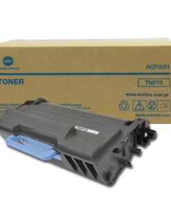 Cartuș toner Konica Minolta TNP75, compatibil cu diverse imprimante, asigurând calitate superioară a imprimării.