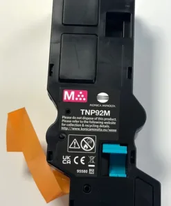 Cartus toner Konica Minolta TNP92M, compatibil cu diverse imprimante, oferind calitate superioară la imprimare.