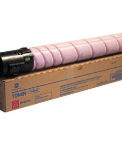 Cartus toner magenta pentru imprimante Konica Minolta, model TN-514M, ambalat în cutie, ideal pentru imprimare de calitate.