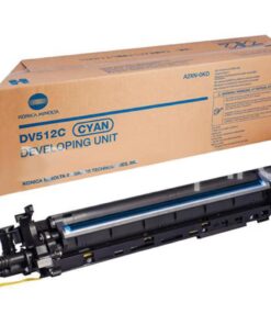 Unitate de dezvoltare DV512C Cyan pentru imprimante Konica Minolta, compatibilă cu diverse modele, oferind calitate superioară a imprimării.